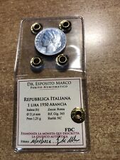 1 lira 1950 FDC Periziata