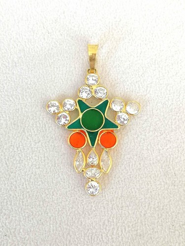 Croce oro giallo 18kt con - croce,