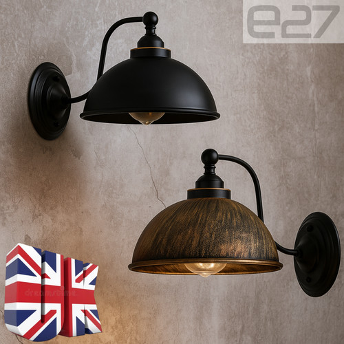 Vintage wall lamp industrial - wall,