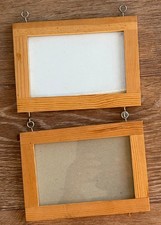 2 Cornici portafoto in legno
