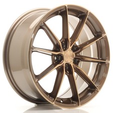 Un cerchio Cerchi JR JR37 18x8 ET45 5x114,3 Bronzo Platino
