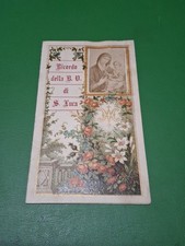 santino HolyCard Lit. San Giuseppe Modena Ricordo Della B. V. Di S. Luca 