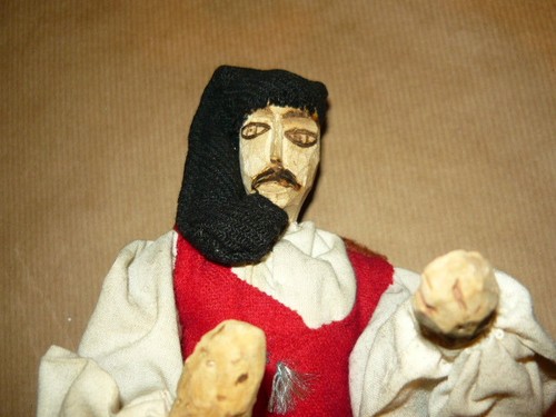 Bambola pastore costume sardo - bambola,