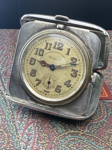 Rare travel clock hausmann - travel, &
