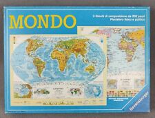 puzzle MONDO RAVENSBURGER 1991 2 giochi di composizione 300 pezzi fisico polico