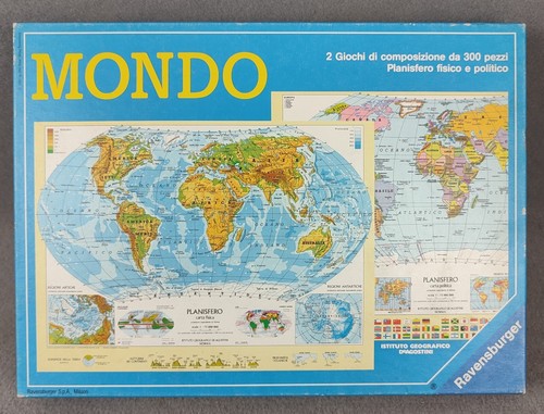 Puzzle mondo ravensburger 1991 - puzzle,