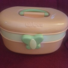 CHICCO 80s italy vintage pink kawaii beauty case toy - set bellezza giocattolo