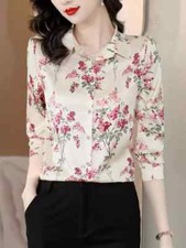 Camicia Maglia Blusa Donna