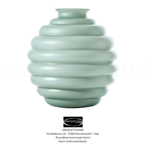 Venini vaso deco verde rio - -,
