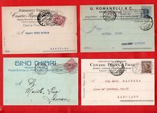 FIRENZE -LOTTO DI 8 CARTOLINE PUBBLICITARIE COMMERCIALI ANTICHE - vedi foto