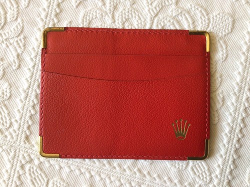 Porta garanzia pelle rossa - garanzia,