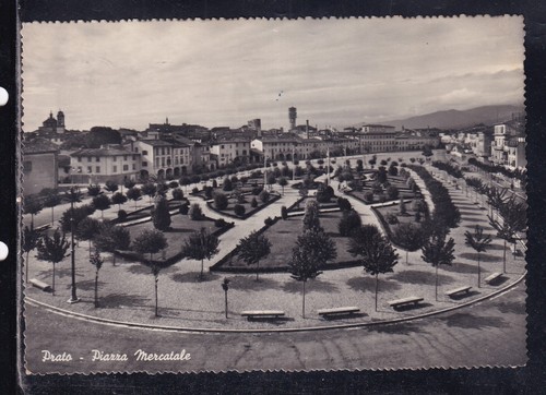 Cartolina prato piazza - cartolina,