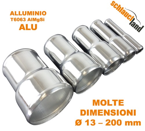 Tubo alluminio pezzo riduzione - tubo,