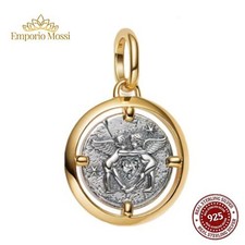 Charm Medallion Cupido Argento Sterling 925 (tipo PANDORA)