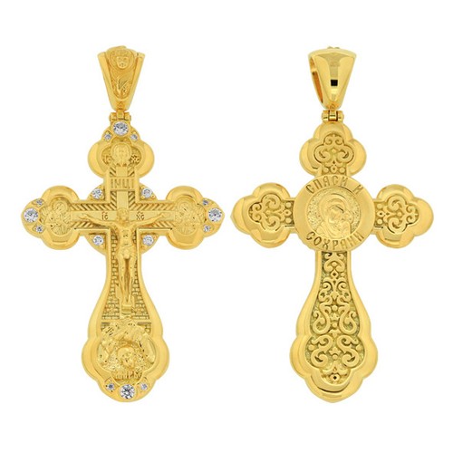 0204 croce oro ciondolo - 0204,