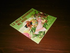 LIBRO COLLANA ROSA D'ORO CON DISEGNI ANIMATI "LA BELLA ADDORMENTATA NEL BOSCO"