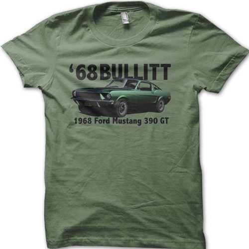 Maglietta bullitt mustang 390 - maglietta,