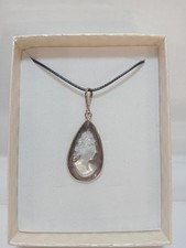 Ciondolo Cammeo Volto Di Donna