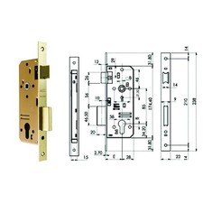Serratura da infilare per