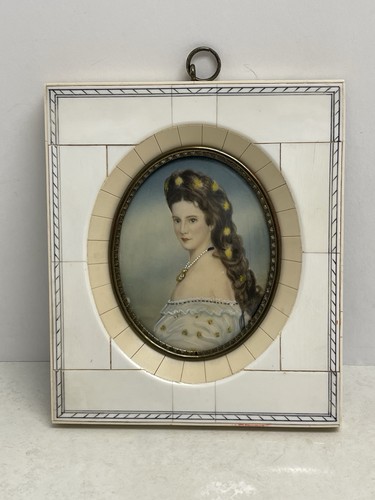 Ritratto miniatura xix - ritratto,