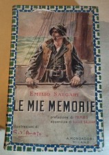 EMILIO SALGARI le mie memorie 1928 MONDADORI prefazione YAMBO illustra D'AMATO