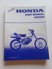 HONDA XR 250 R 1981-82 manuale officina INGLESE originale
