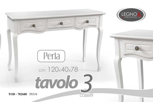 Tavolo consolle cassetti - 3,