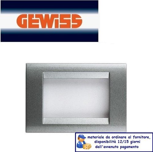 Placca titanio gewiss - 4p,