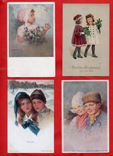 BAMBINI - LOTTO DI 10 CARTOLINE FP D'EPOCA ESTERE- viaggiate