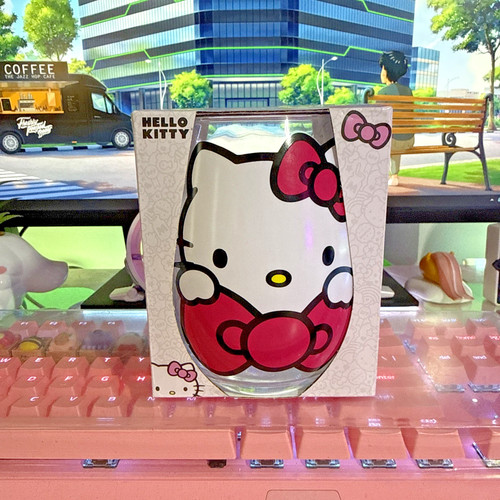 Tazza trasparente hello kitty - trasparente,