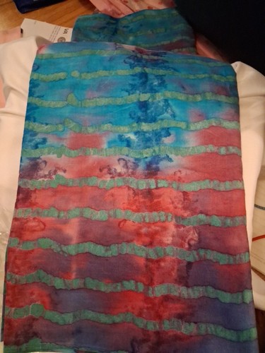 Blues greens purple - blues/greens/purple/pink, batik