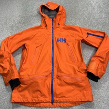 Giacca Helly Hansen Shell Uomo Large Tech Professionale ULLR Arancione Sci Snowboard