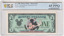 1988 007 disney dollar - $1,