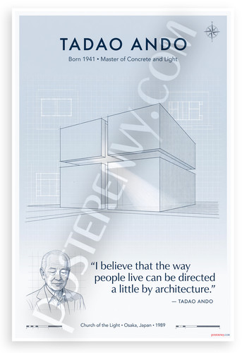 Poster tadao ando - tadao,