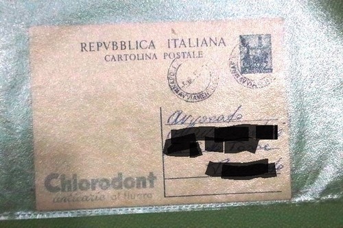 Chlorodent cartolina postale