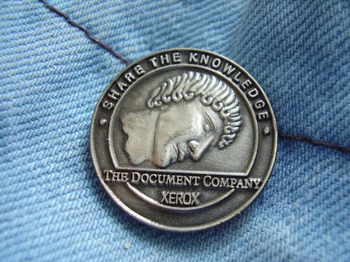 Pin xerox the document - the,