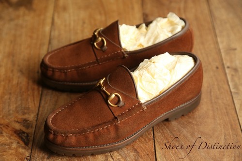 Mocassini gucci marrone - mocassini,