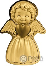 ANGELO GUARDIANO 1/1000 oz moneta oro 3000 franchi Ciad 2025