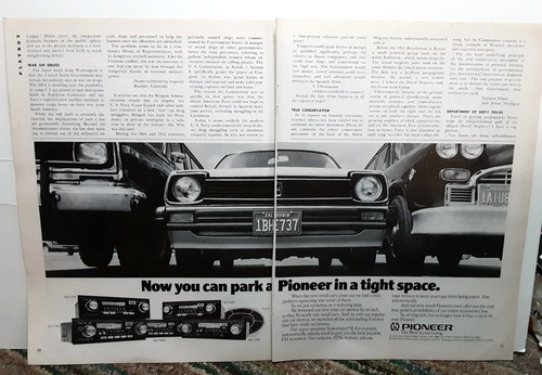 Pioneer 1981 autoradio stampa - 1981,