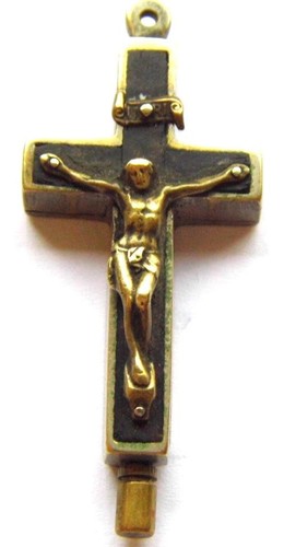 Antico reliquiario crocifisso