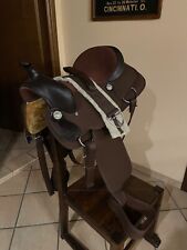 sella western sintetica, leggera e confortevole con seggio imbottito 