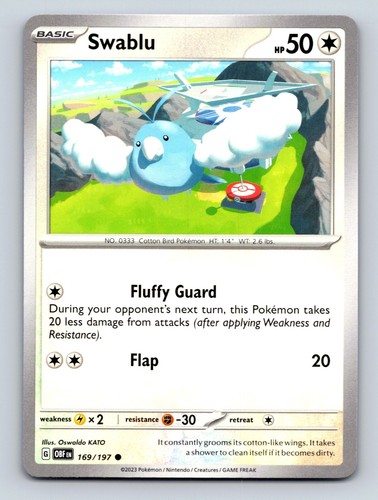 Swablu fluffy guard - swablu, hp