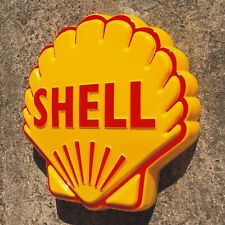 Shell Illuminated Sign Garage