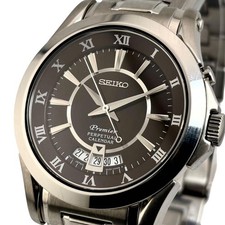 Orologio Seiko 6A32-00R0 Premier Date Uomo Marrone Usato SV1203