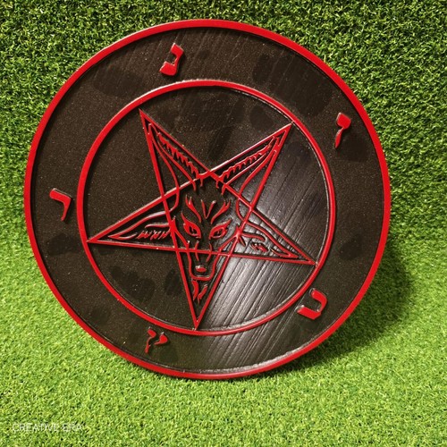 Baphomet placca parete - placca, da