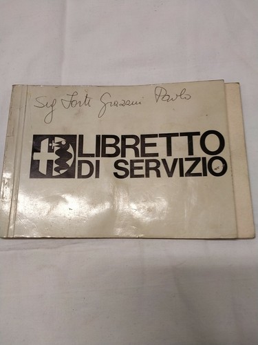 Libretto servizio alfa - , di