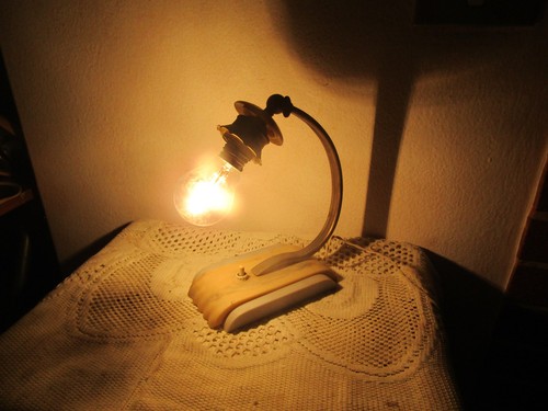 Lampada tavolo stile art - lampada,