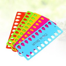  10 pezzi punto croce bordo di finitura portafilo in plastica forma goccia