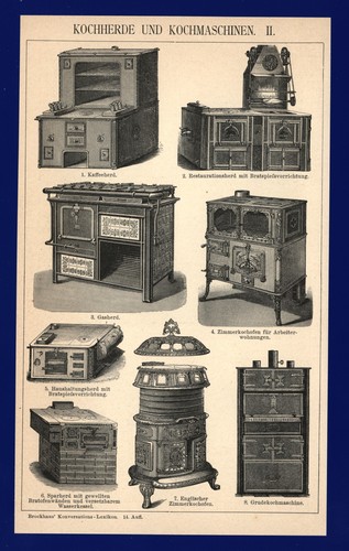 Druck 1896 fornello a - fornello, gas