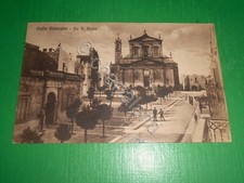 Cartolina Ceglie Messapica - Via S. Rocco 1932.
